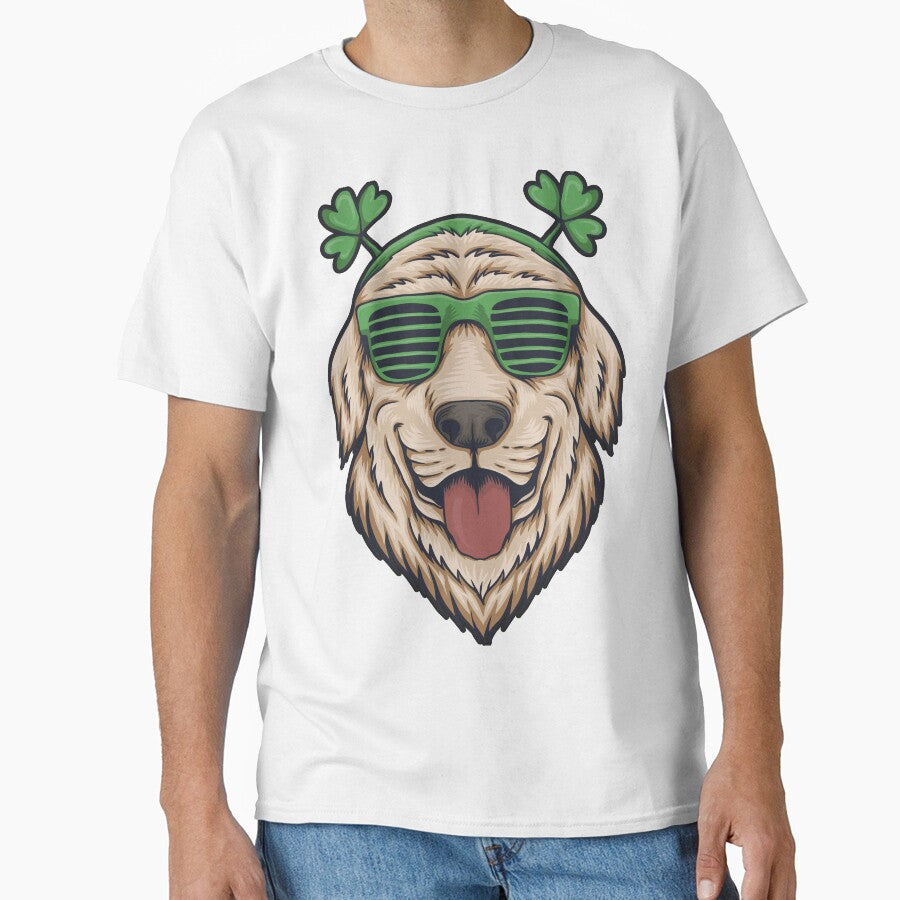 Dog head eyeglasses for st. patrick's day by king's Outfit