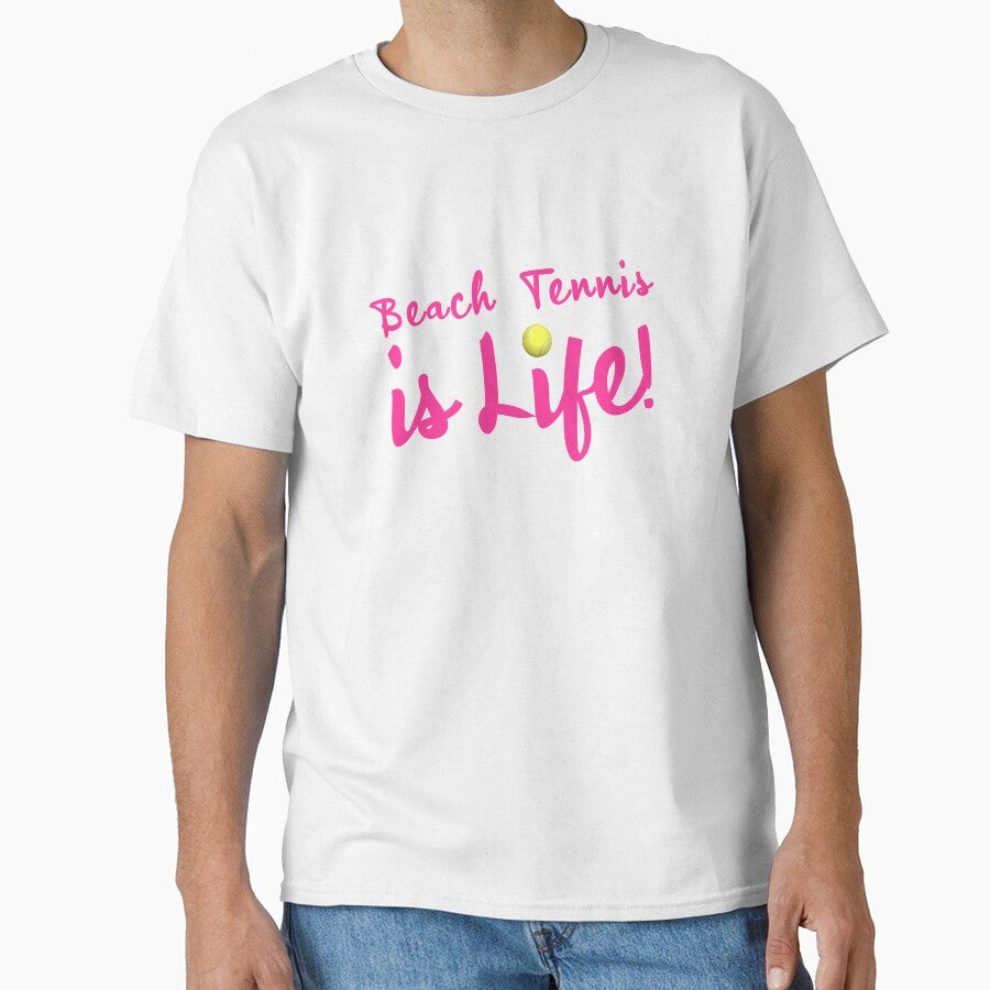 Beach Tennis is Life! Magenta Edition by angelisart