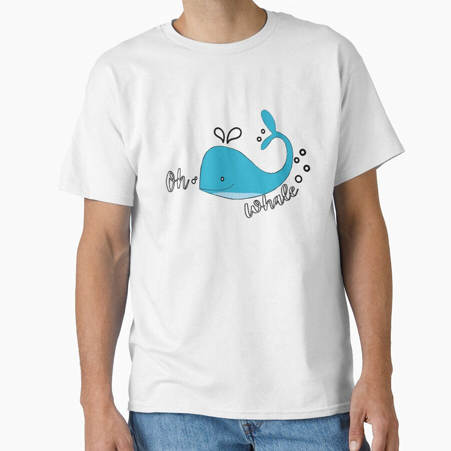 Oh Whale - Cute Blue Whale by molamode