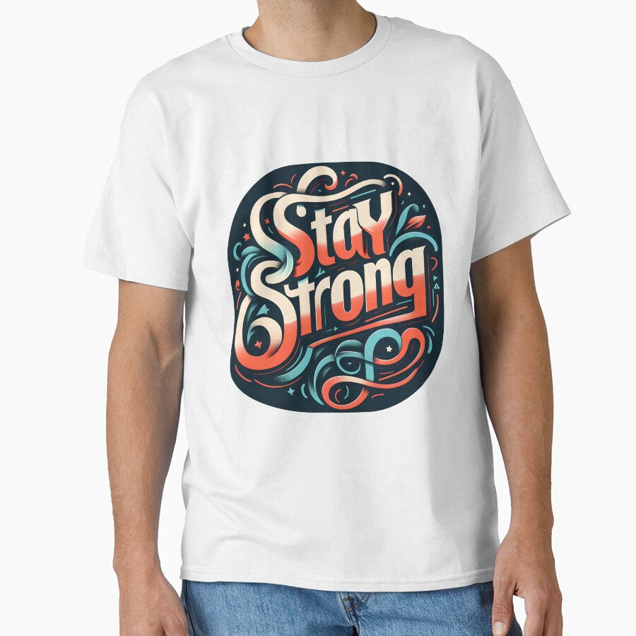 Stay Strong, typography, retro by maxmaj