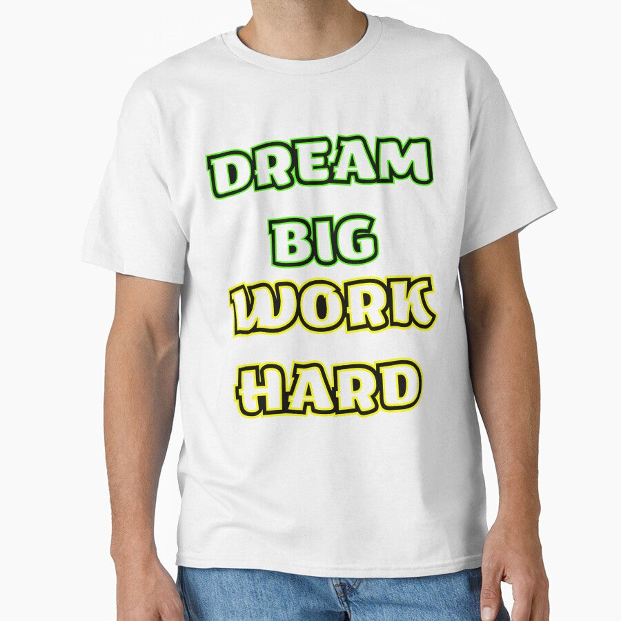DREAM BIG, WORK HARD by stickersrafisa