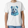 Cute Blue Geometric Panda by pUNKnown