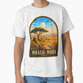 Maasai Mara Vintage Travel Illustration by HomeLivingCo