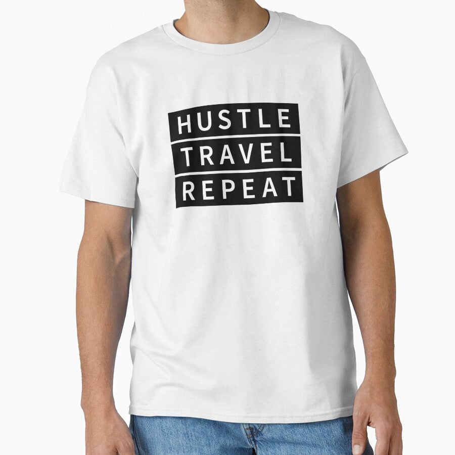 Hustle Travel Repeat by Creativenetic