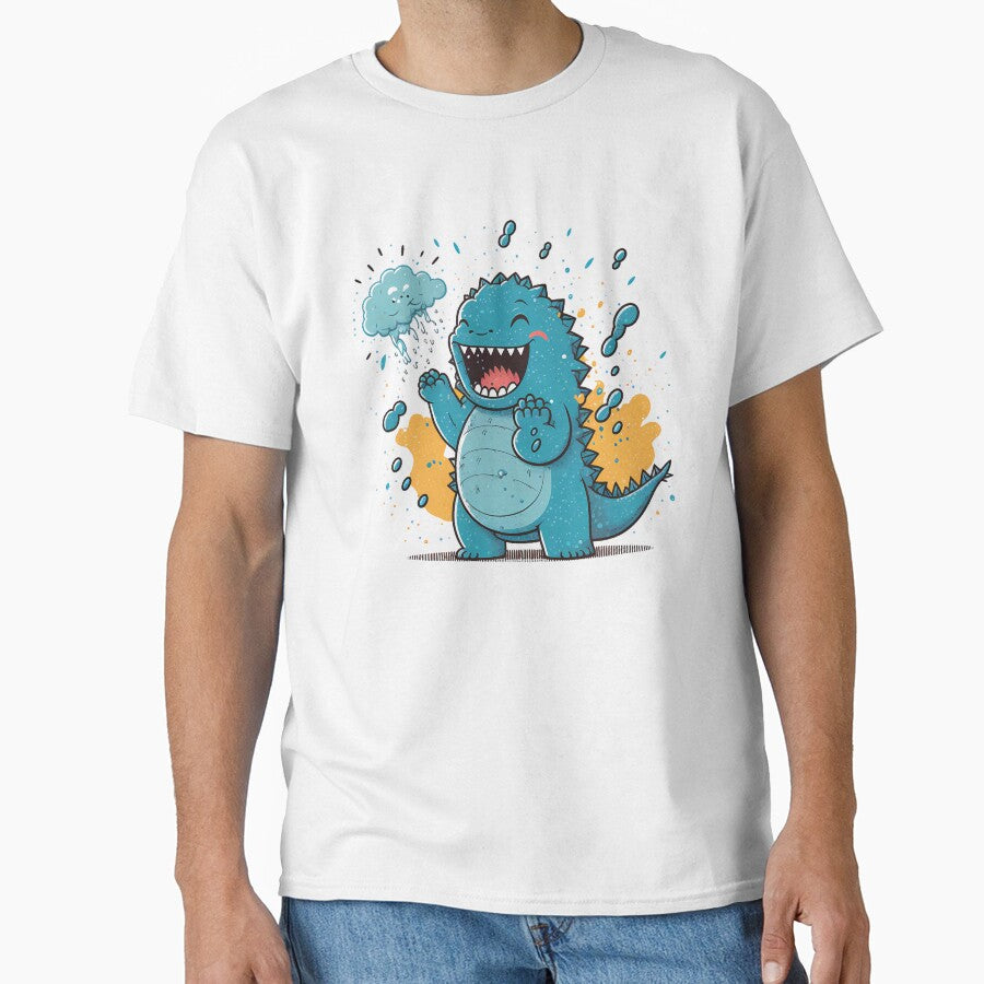 Baby dragon cute design classic tshirt by anandsiva2703