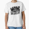 Mom Who Loves Life | Bold Grunge Design Gift by cabana.space
