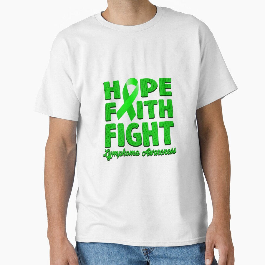 LOVE FAITH FIGHT GREEN RIBBON LYMPHOMA by sobriowslen