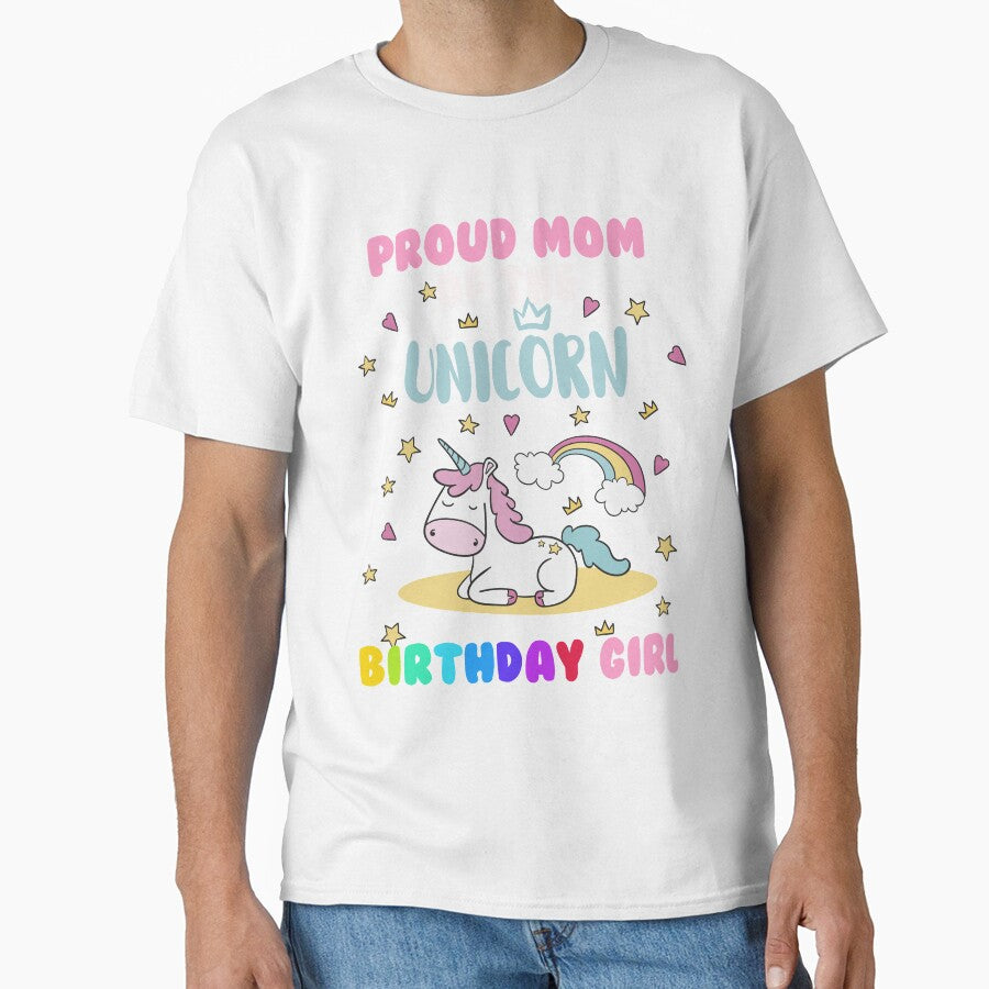 Mom Unicorn Of The Birthday Princess Mom Gift Unicorn Birthday by binly123