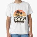 1966 Vintage Birthday Palm Trees Sunset by Svenniibee