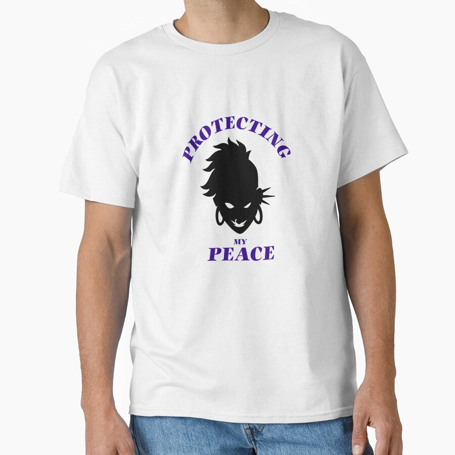 Protecting My Peace Empowered Cool Women Tshirt Tee by APINKILLUSION