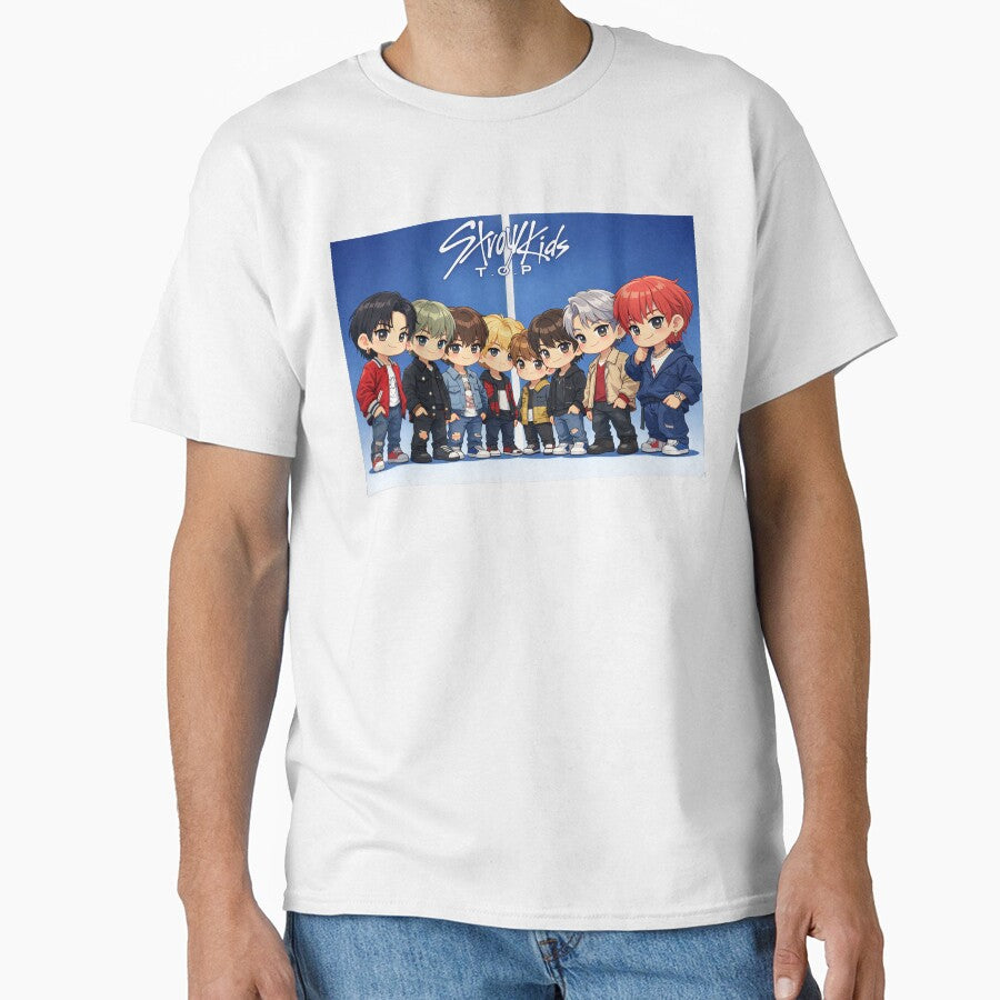 Chibi Stray Kids group portrait by CharmingFlowers