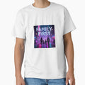 Family First New York – Cartoon Mom Dad Kids Illustration by gluxdesing