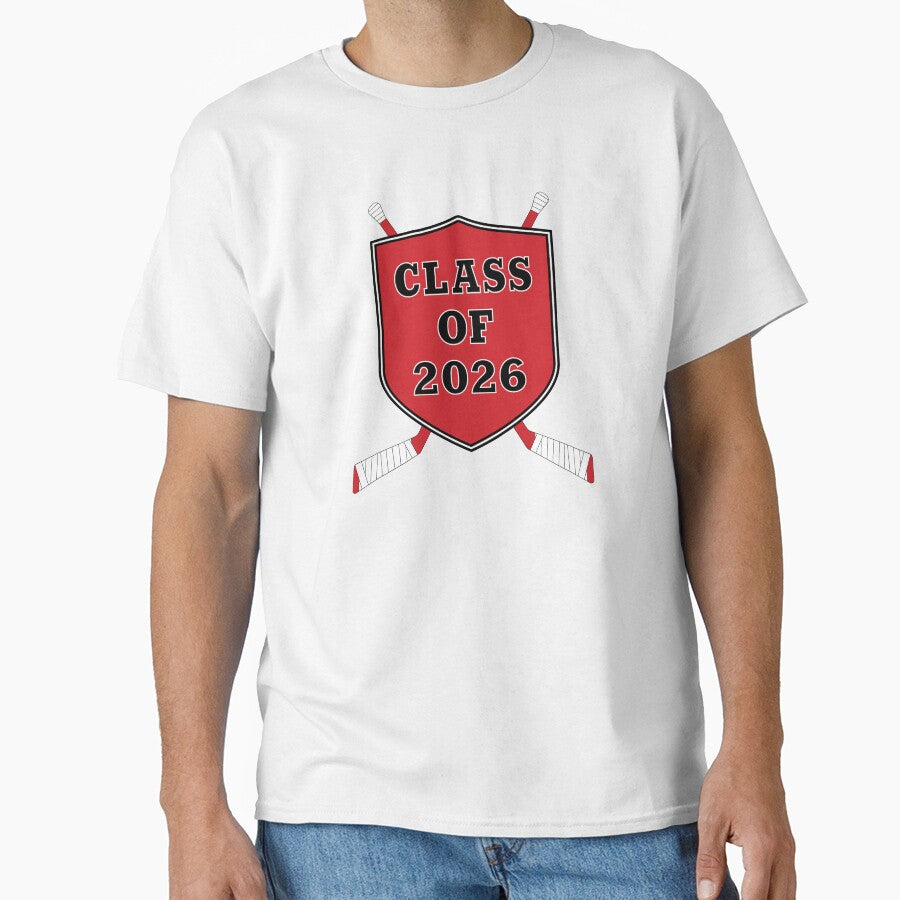 Class of 2026 in Carolina Hurricane colors - Black/Red. by Hattrixz