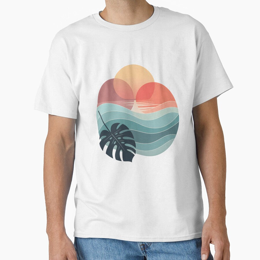 Summer Beach Sunset Minimalist Graphic Women 2025 by clothesy7