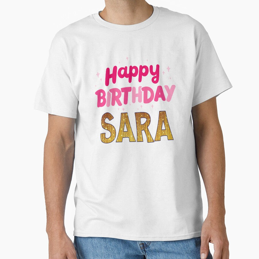 Happy birthday sara custom name sara by Amelia ART G