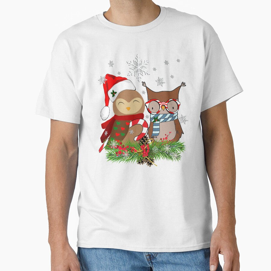 Christmas Owl Merry Christmas by Cute & Sassy Custom Gifting Boutiques