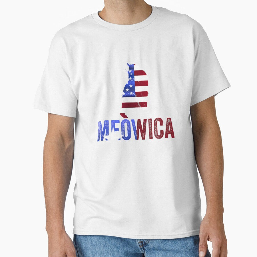 Meowica Happy Fourth Of July Independence Day by UncleStuScience