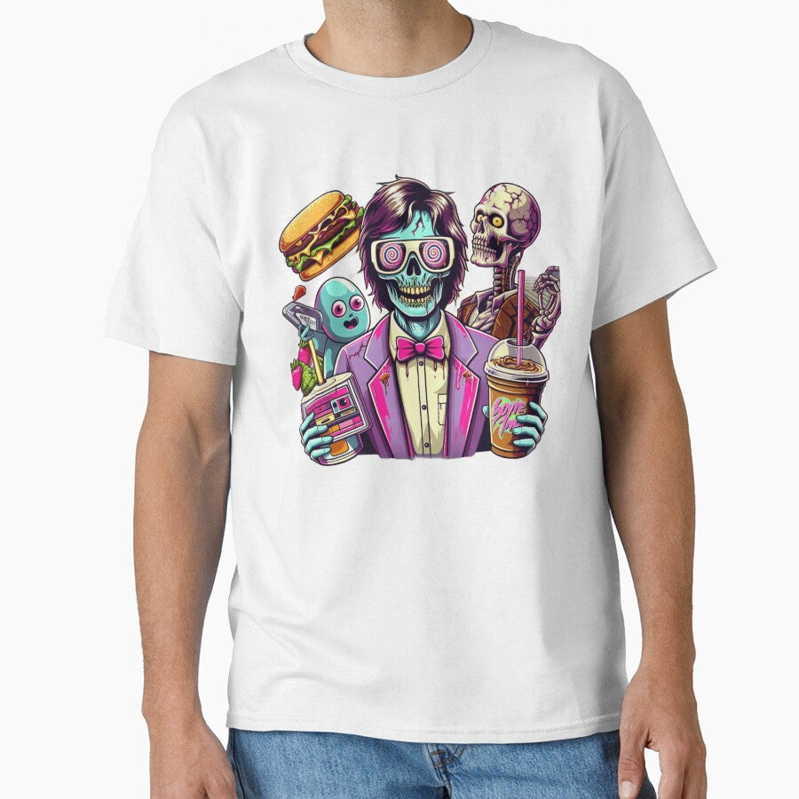 retro geeky zombie by Shirtabell