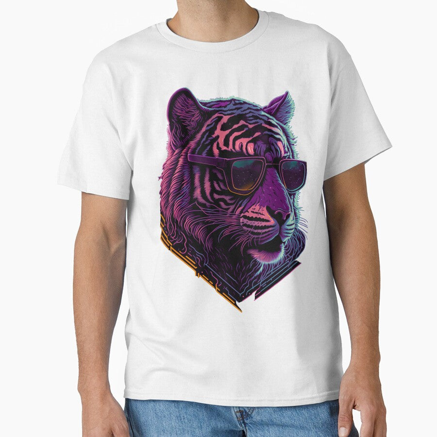 Colorful Tiger Portrait by Xhevahir