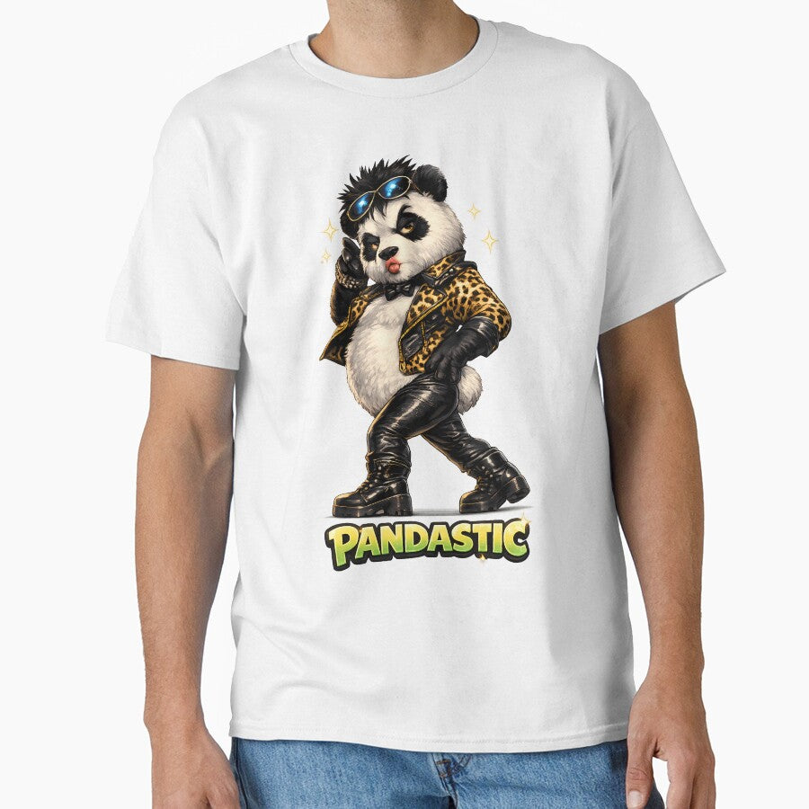 Diva Panda Glam Fashion Cartoon Design, Stylish Panda Character with Bold Attitude by AuraloomAtelier