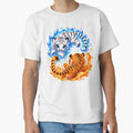 Kawaii Fire and Ice Tigers | Cute Elemental Tiger Yin Yang Fantasy Design by Extravanganzza