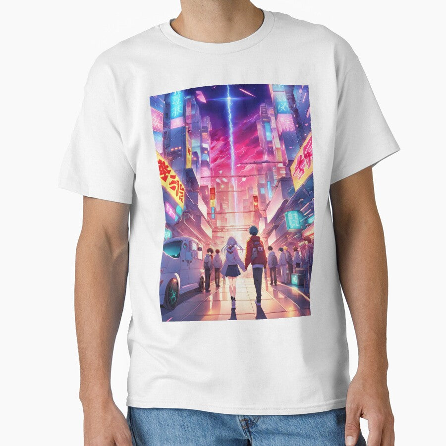 Couple walking in a modern city by ArtsJulian