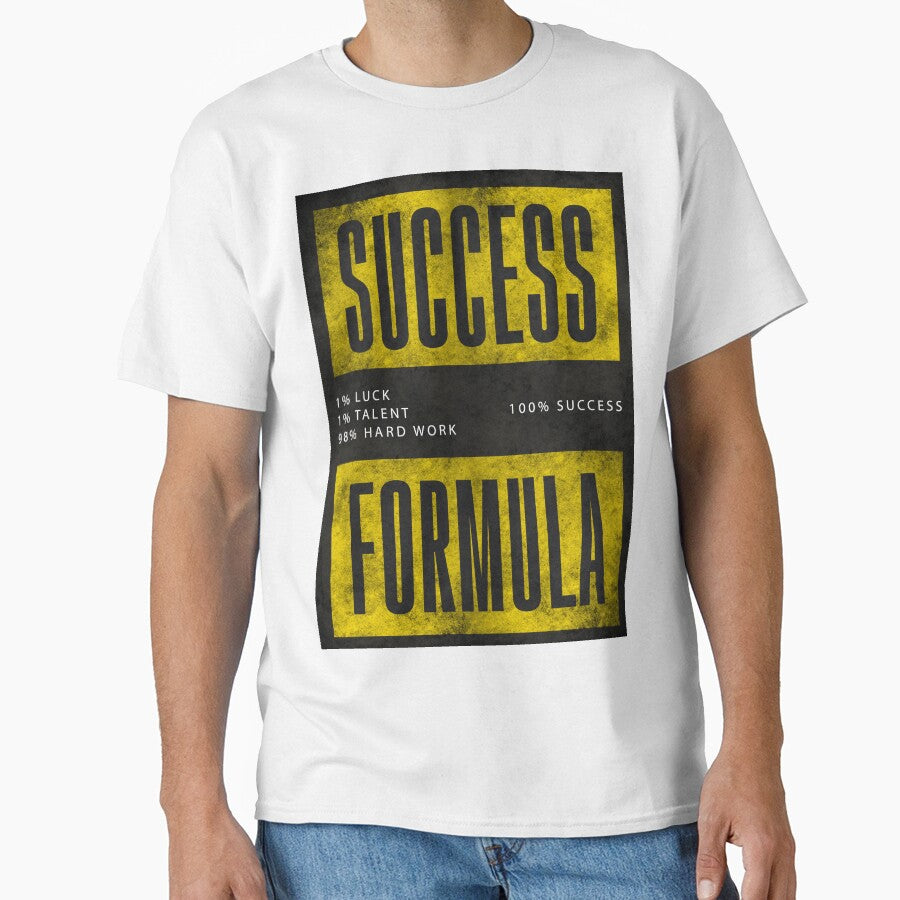 Success Formula Hard Work Talent Luck by SuccessHunters