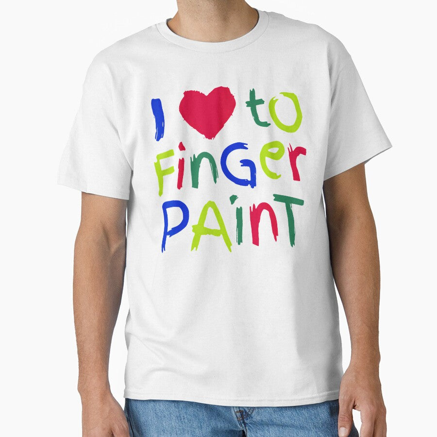 I Love To Finger Paint Matching I'M Paint Couple Valentine by MarianMartha