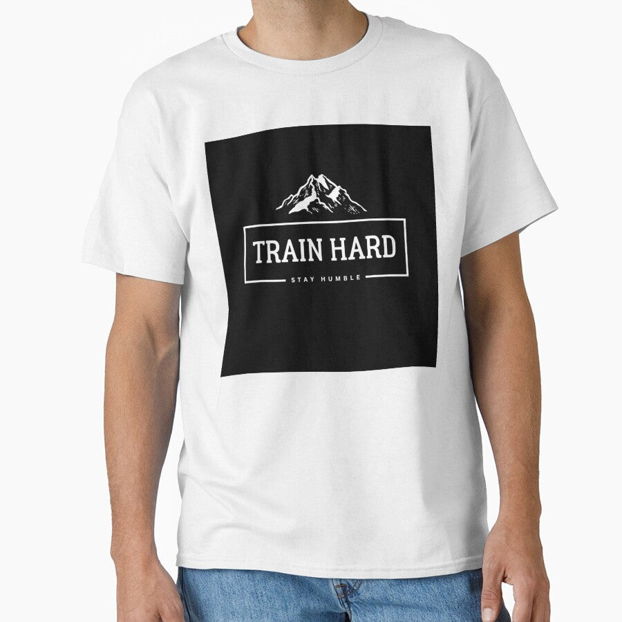 Train Hard Stay Humble - Athlete Lifestyle Shirt by No Excuses Studio