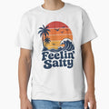 Funny Feelin Salty Beach Summer Vacation Vintage 70's Retro by clothesy7