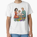 A couple with flowers. by PP&RAINBOW SHOP