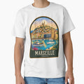 Marseille Vintage Travel Illustration by HomeLivingCo