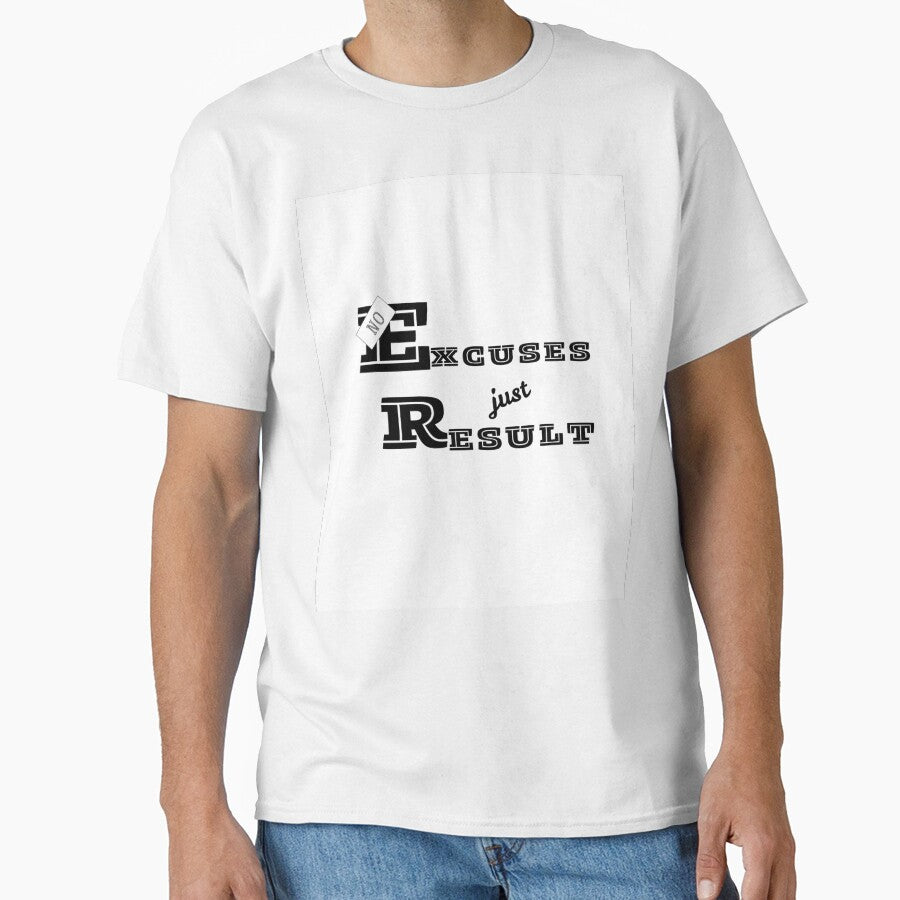 NO EXCUSES JUST RESULT MOTIVATIONAL DESIGN by CholarCrafts