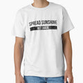 Spread Sunshine Not Shade - Motivational Words by texteestore