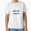 WORK HARD DREAM BIG – Motivational Tee | Uncle Jichuan by Uncle-Jichuan