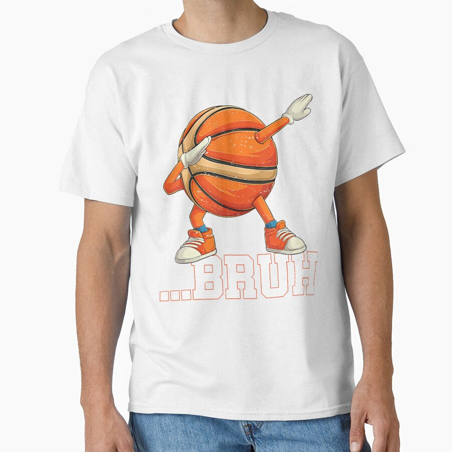 Dabbing Basketball Ball Bruh Funny Boys Sports Player by AndreaBonnie