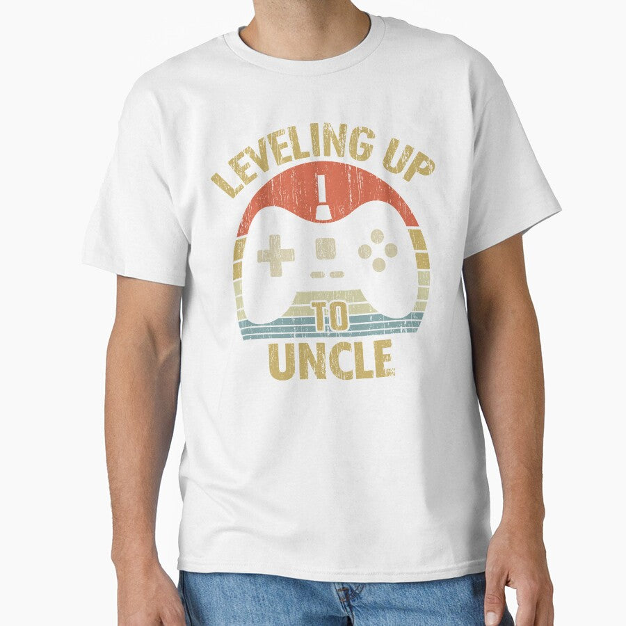 Leveling Up To Uncle - Gift For Uncle Video Gamer by nana1099