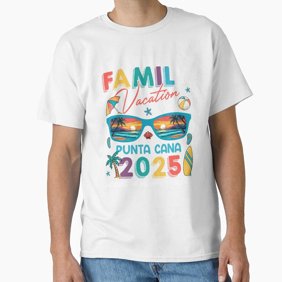 Family Vacation Punta Cana 2025 Shirt For Summer Holiday, Family Matching Outfit by NotOnYourChance