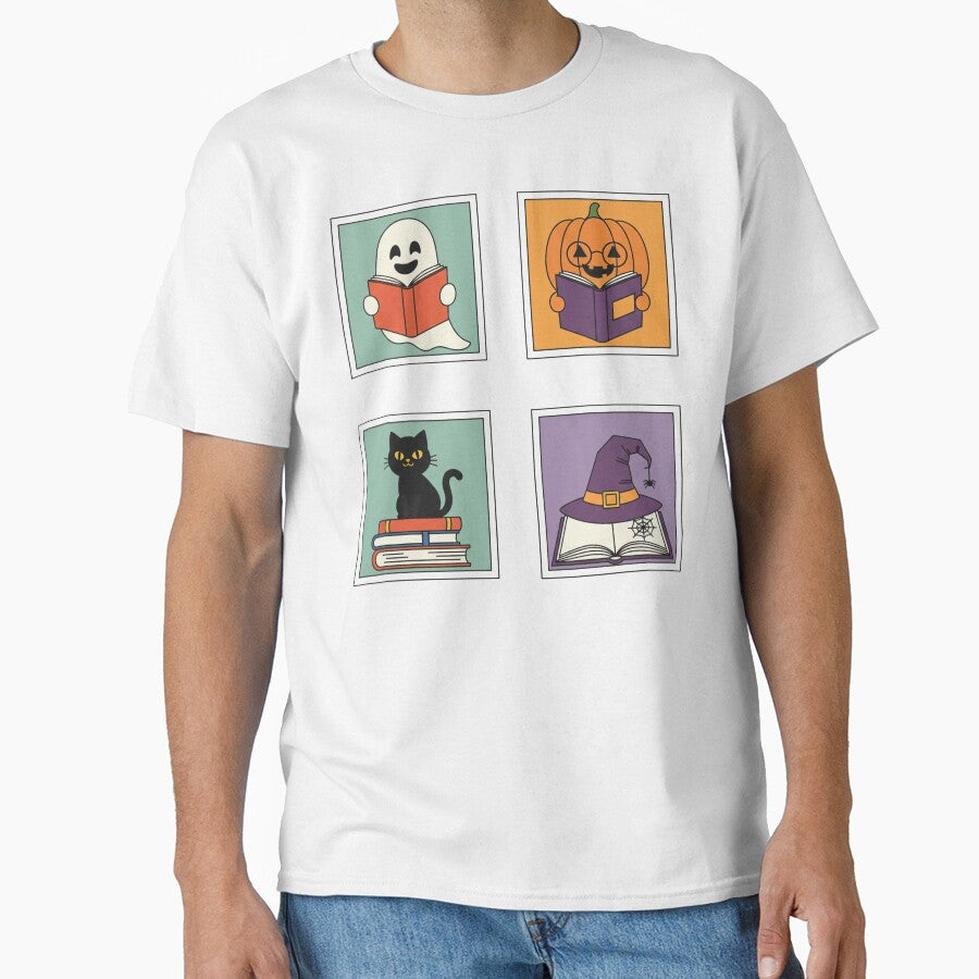 Funny Spooky Book Club: Halloween Reading Icons by Tw1nsAIArt