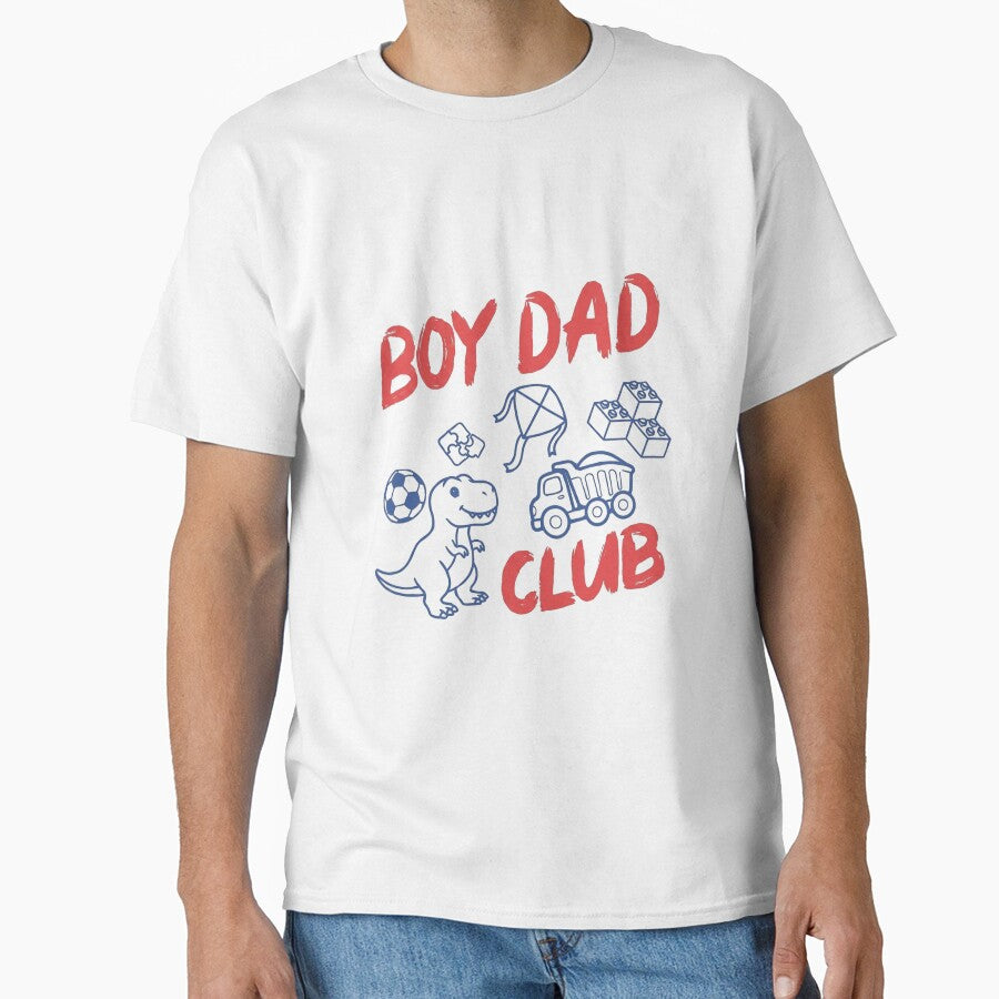 Boy Dad Club Vintage Retro Toys Art by HBDStudio