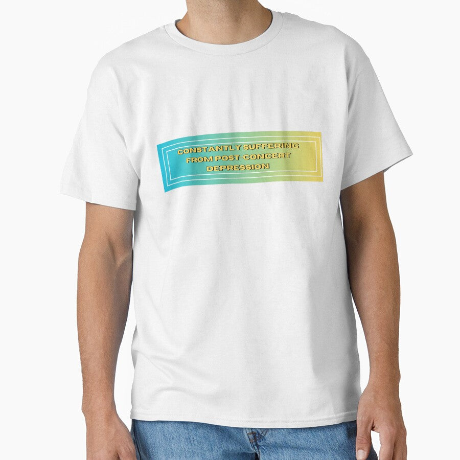 Post Concert Depression GRADIENT BLUE TO YELLOW by RexieLovelis
