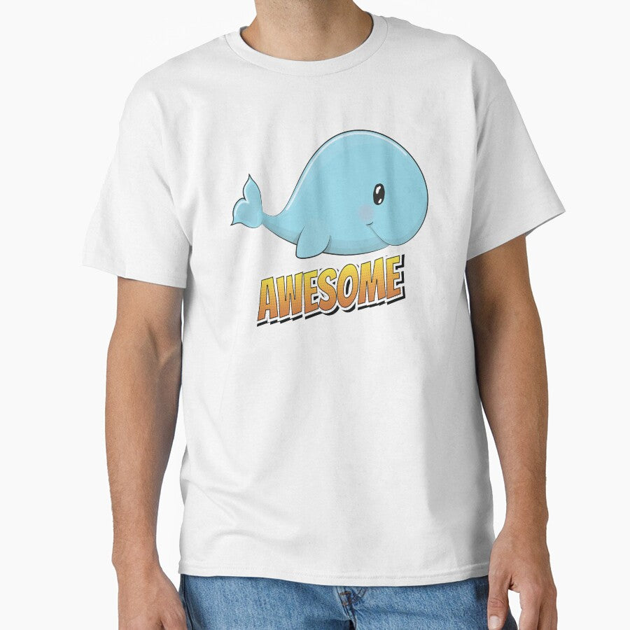 Whale Awesome Cute Kawaii Cartoon by ProjectX23