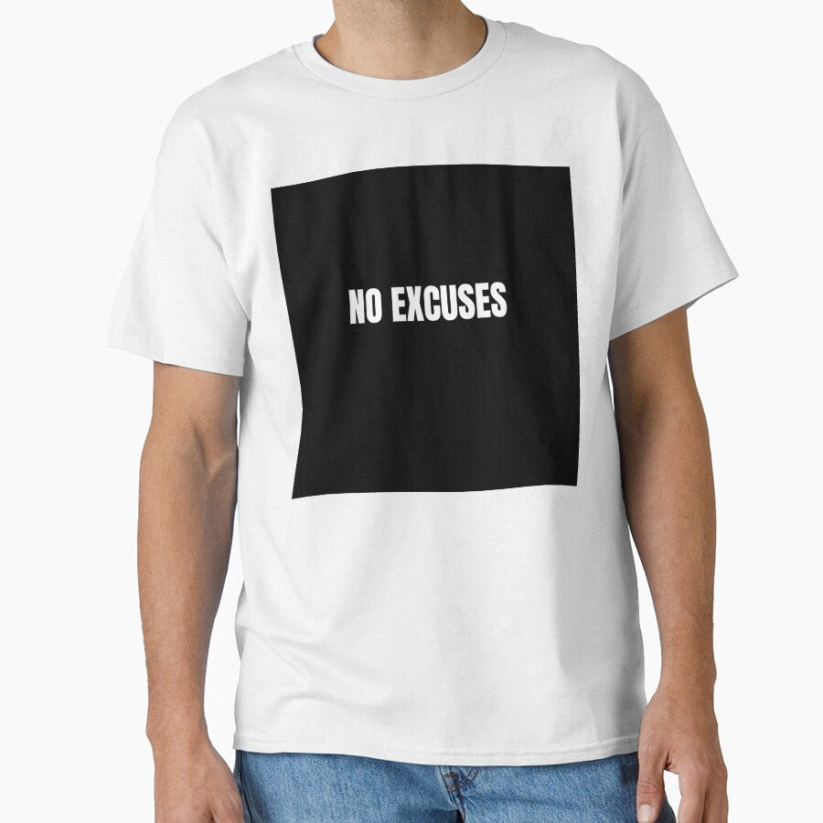 No Excuses Minimal Dark Quote by DarkMinimal