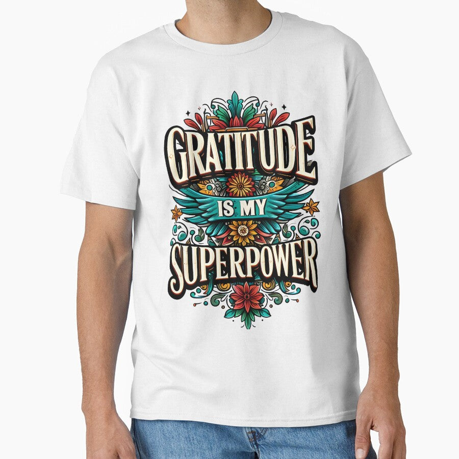 gratitude is my superpower, typography by maxmaj