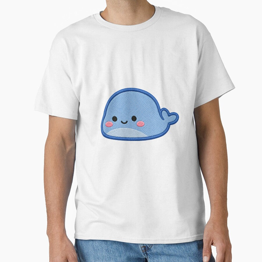 Cute Whale Blob Embroidery Patch by ColorSplash123