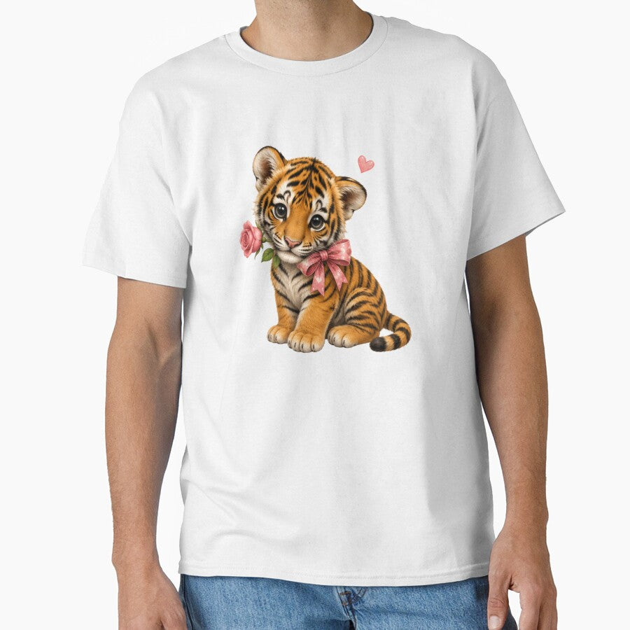 Tiger with rose by Savnyy