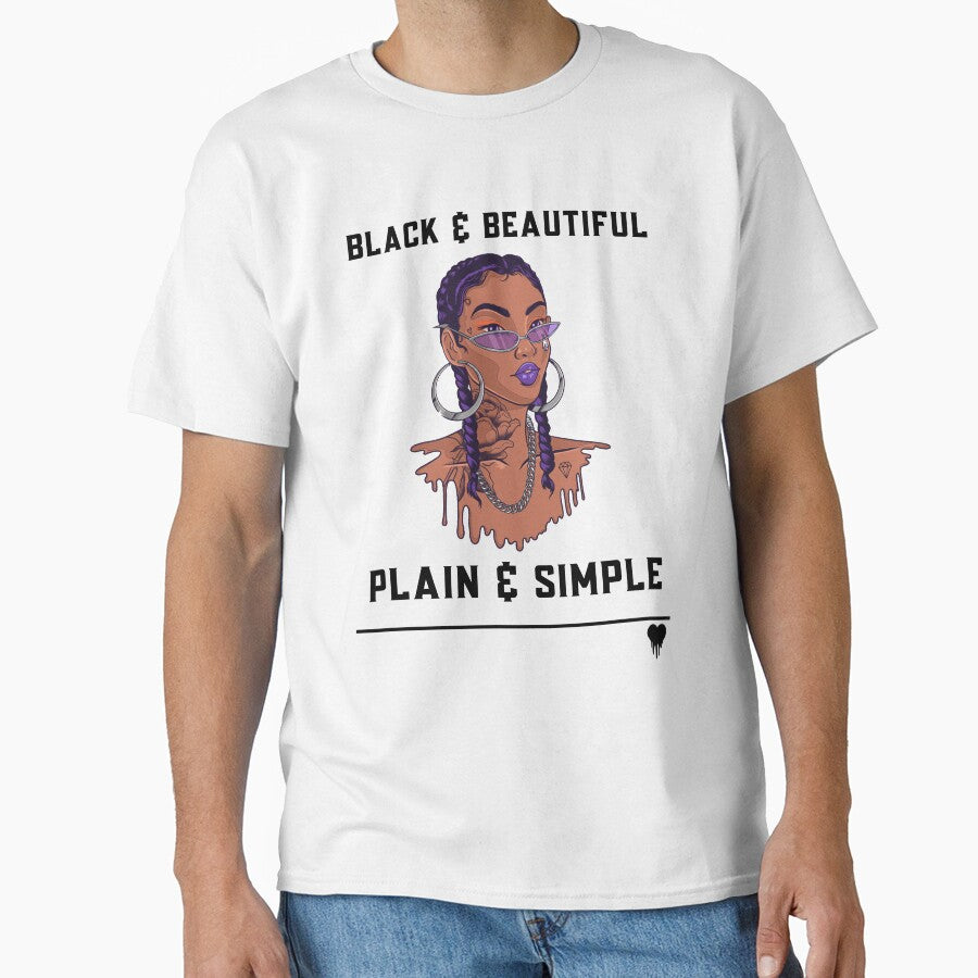 Black & Beautiful Plain & Simple design by Rell1970