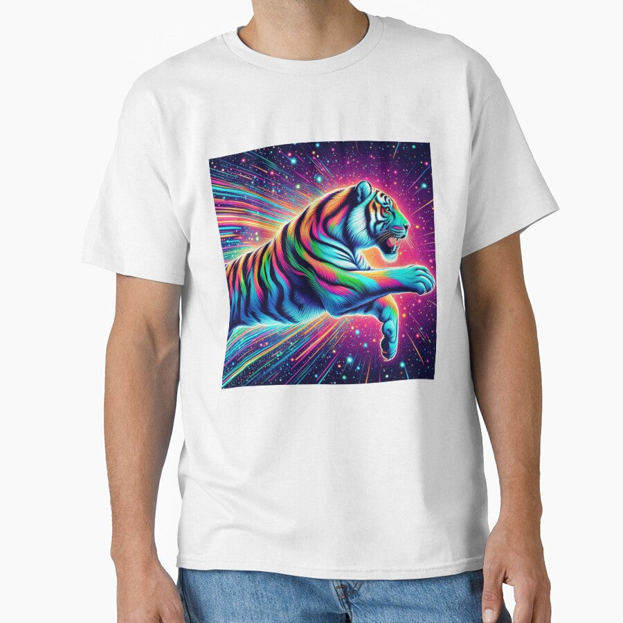 Colorful wild tiger by Dogandesighn
