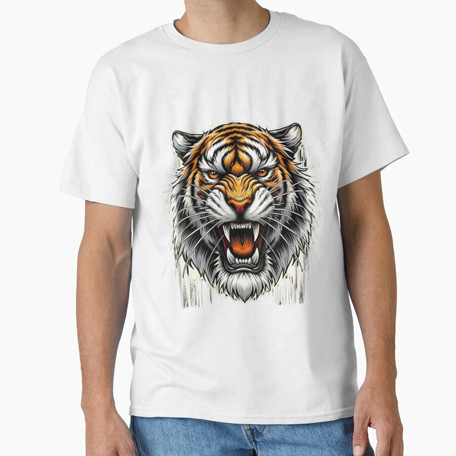 Brave And Fearless Tiger by Misterzino Classic