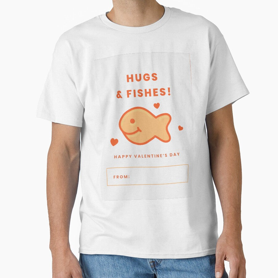 Gold Fish - Hugs & Fishes Valentine's Days by janniebeahan